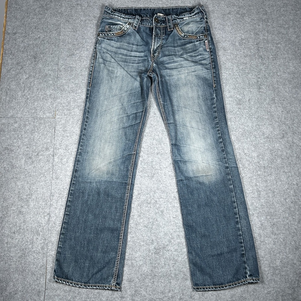 Vintage Silver Jeans Denim Jeans Mens 30(32x32) Medium Blue Wash Y2K Bootcut